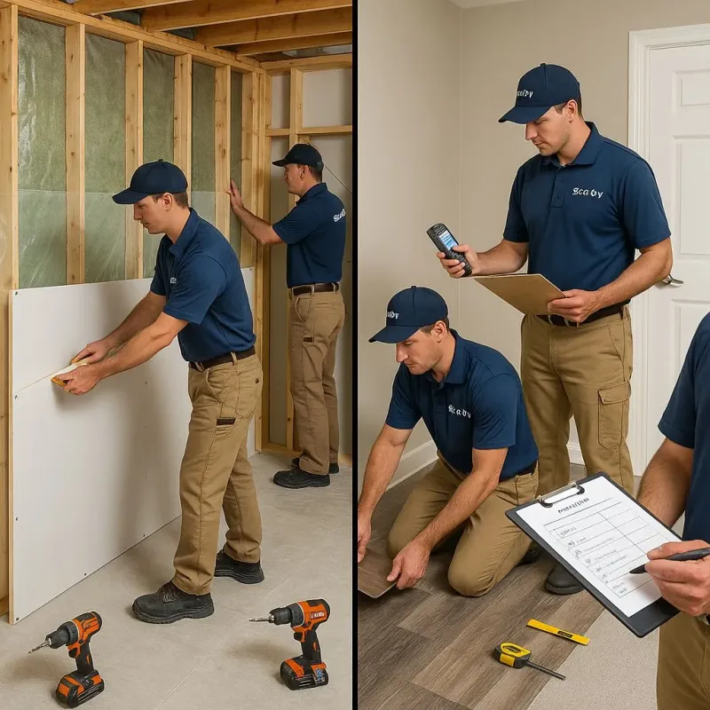 Repairs and Reconstruction process in Northwest Ithaca, NY